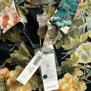 Chico’s Sateen Long Sleeve No Iron